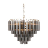 Toulouse Tiered Glass Chandelier 12 Light