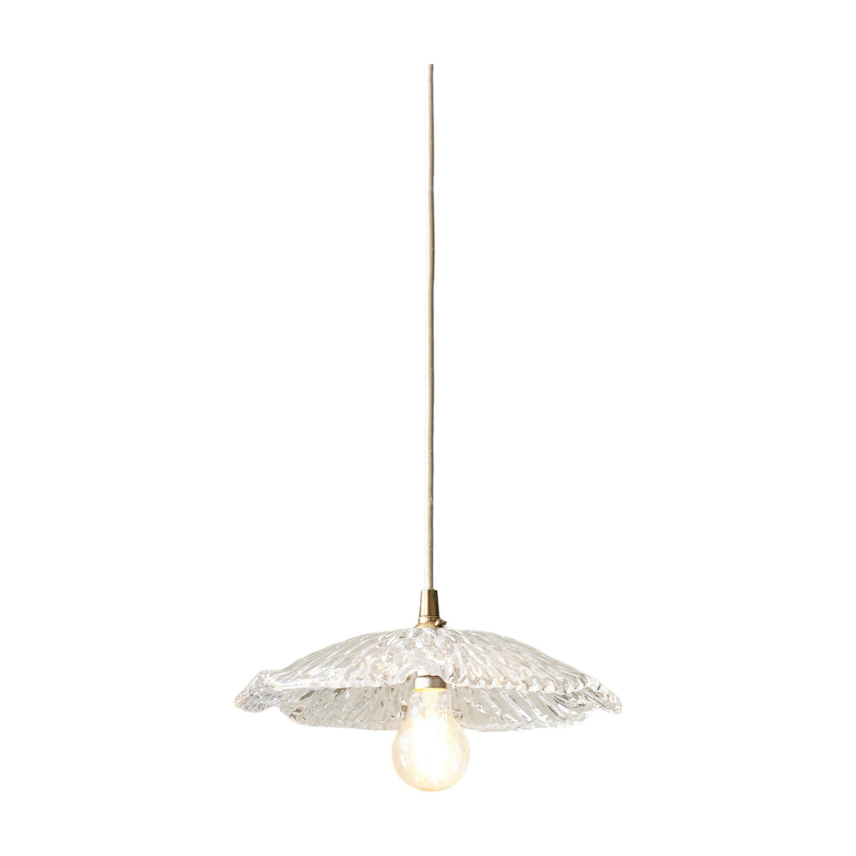 Orchid Glass Pendant Light – Clear