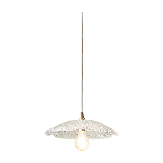 Orchid Glass Pendant Light – Clear