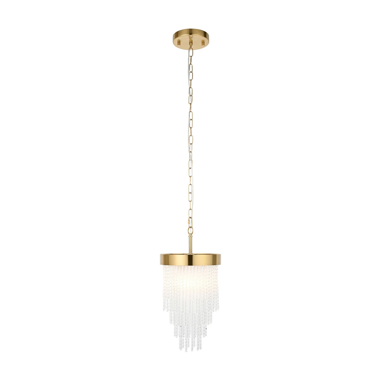 Anistoria Cascading Chain Pendant Light – Brass
