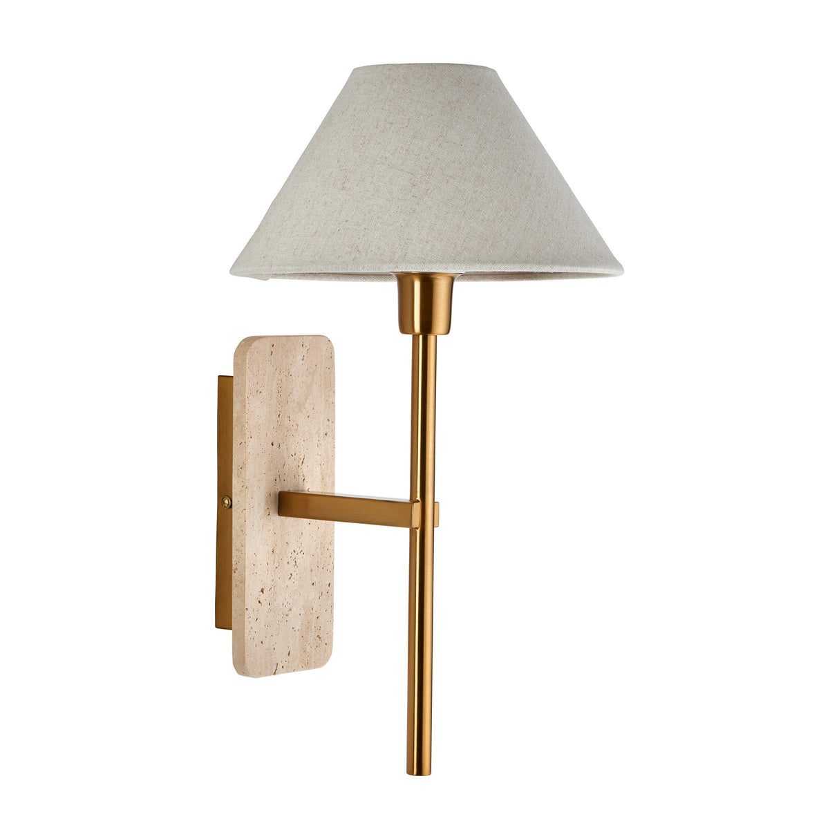 Faro Travertine Wall Light – Natural
