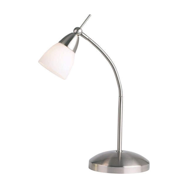 Range Flexible Table Lamp – Satin Chrome
