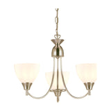 Alton 3 Light Pendant with Opal Glass Shades