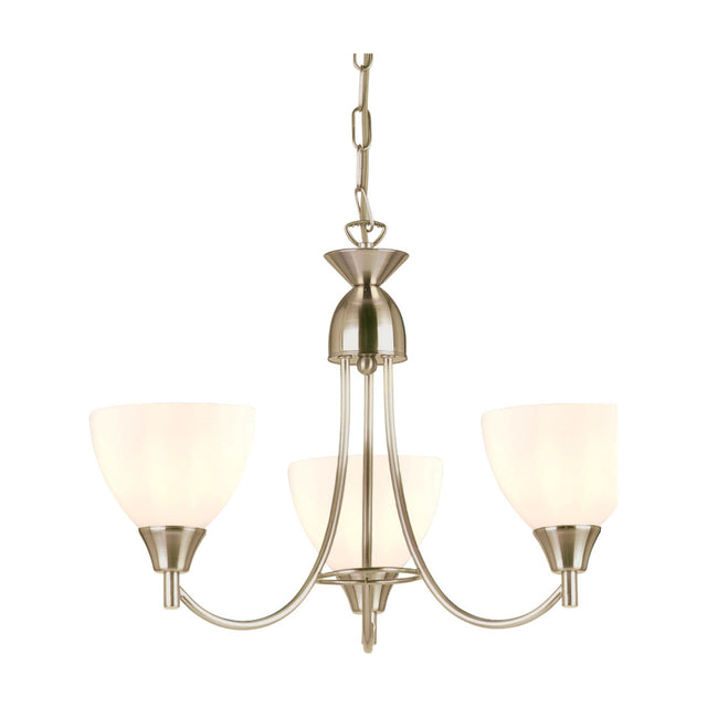 Alton 3 Light Pendant with Opal Glass Shades