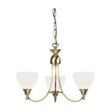 Alton 3 Light Pendant with Opal Glass Shades