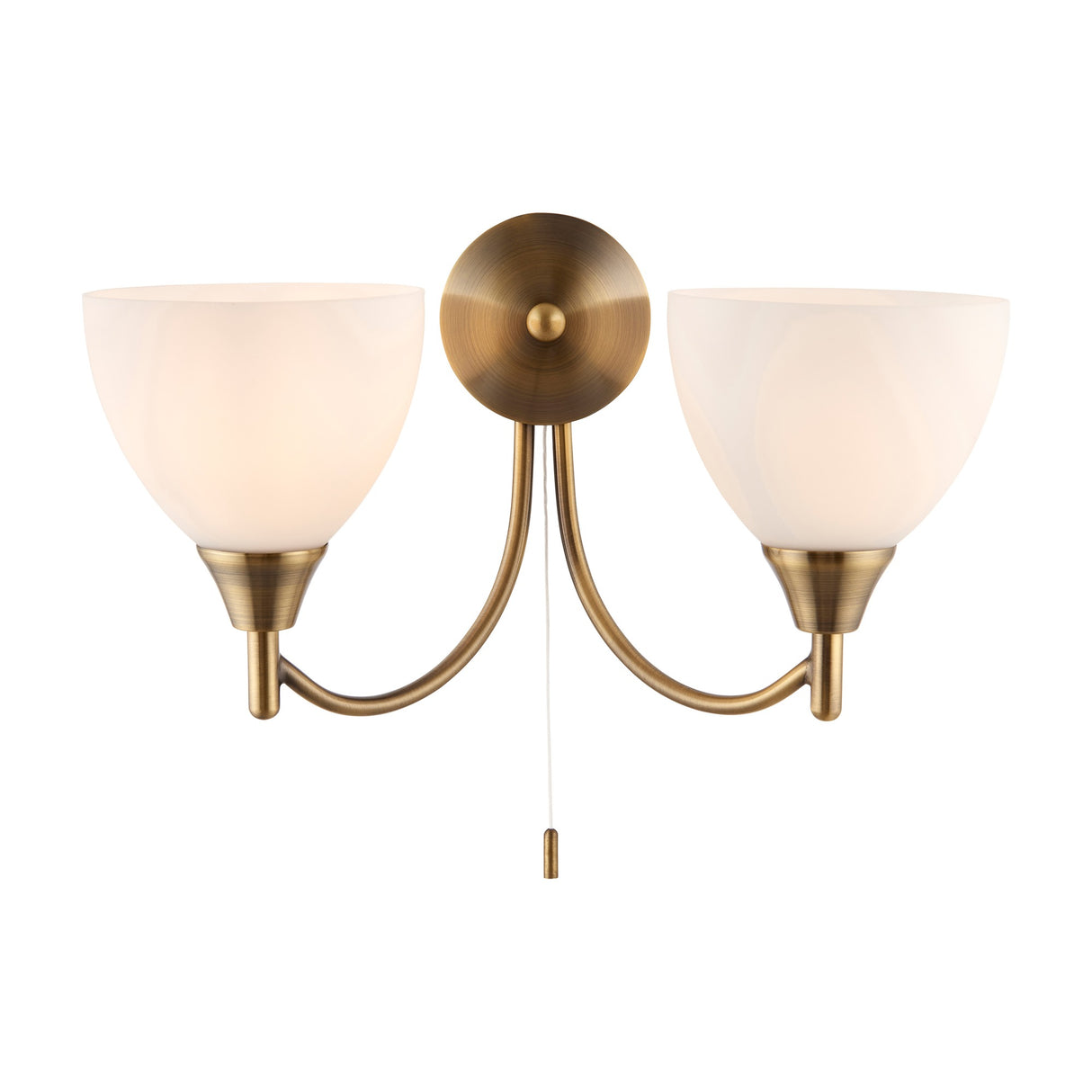 Alton Twin Wall Light with Pull Cord