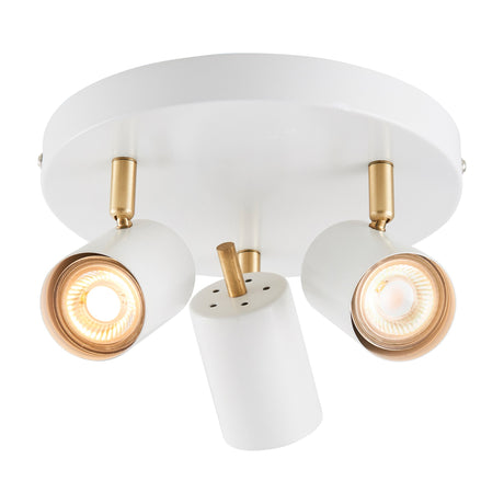 Gull 3 Light Spotlight Plate – White