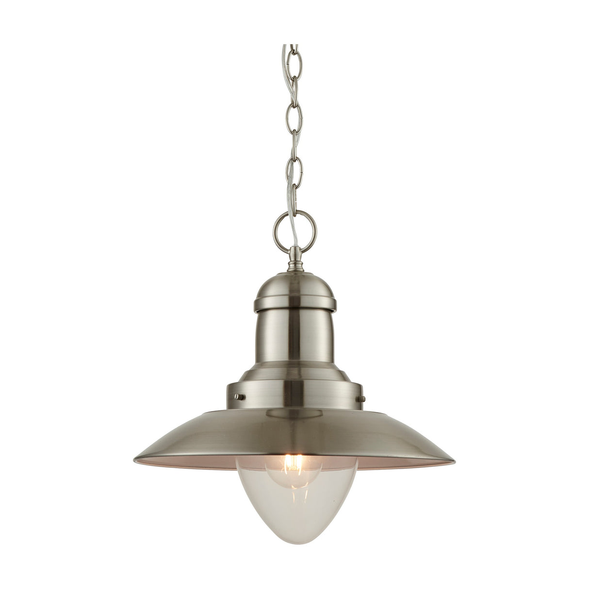 Mendip Fisherman Pendant Light – Satin Nickel