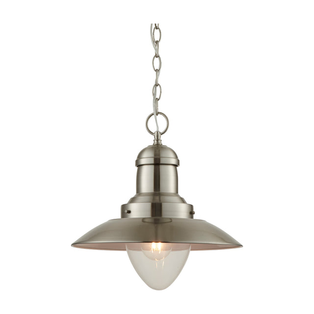 Mendip Fisherman Pendant Light – Satin Nickel