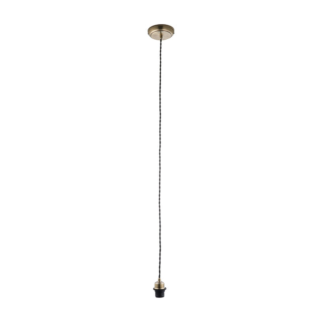 Cable Set Flex Pendant Fitting – Antique Brass