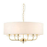 Nixon 6 Light Pendant with Crystal Glass Detail