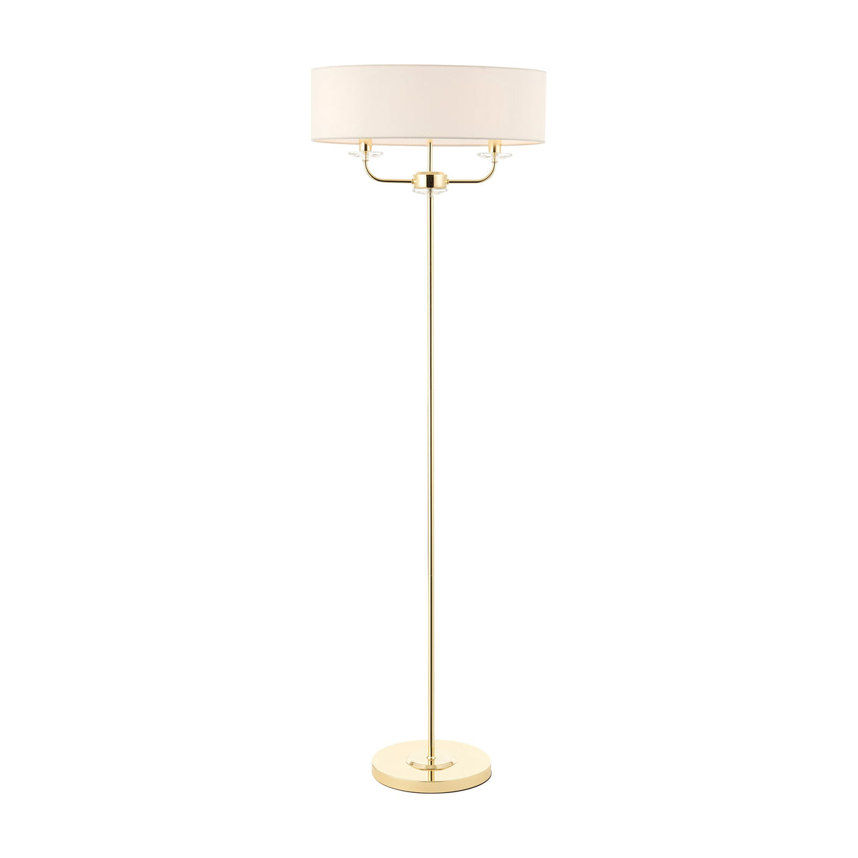 Nixon 2 Light Floor Lamp – Vintage White