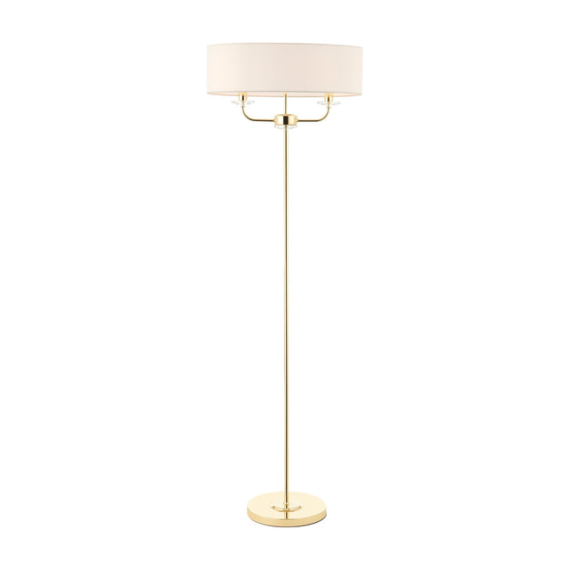 Nixon 2 Light Floor Lamp – Vintage White