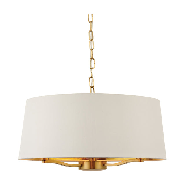 Harvey 3 Light Pendant – Vintage White