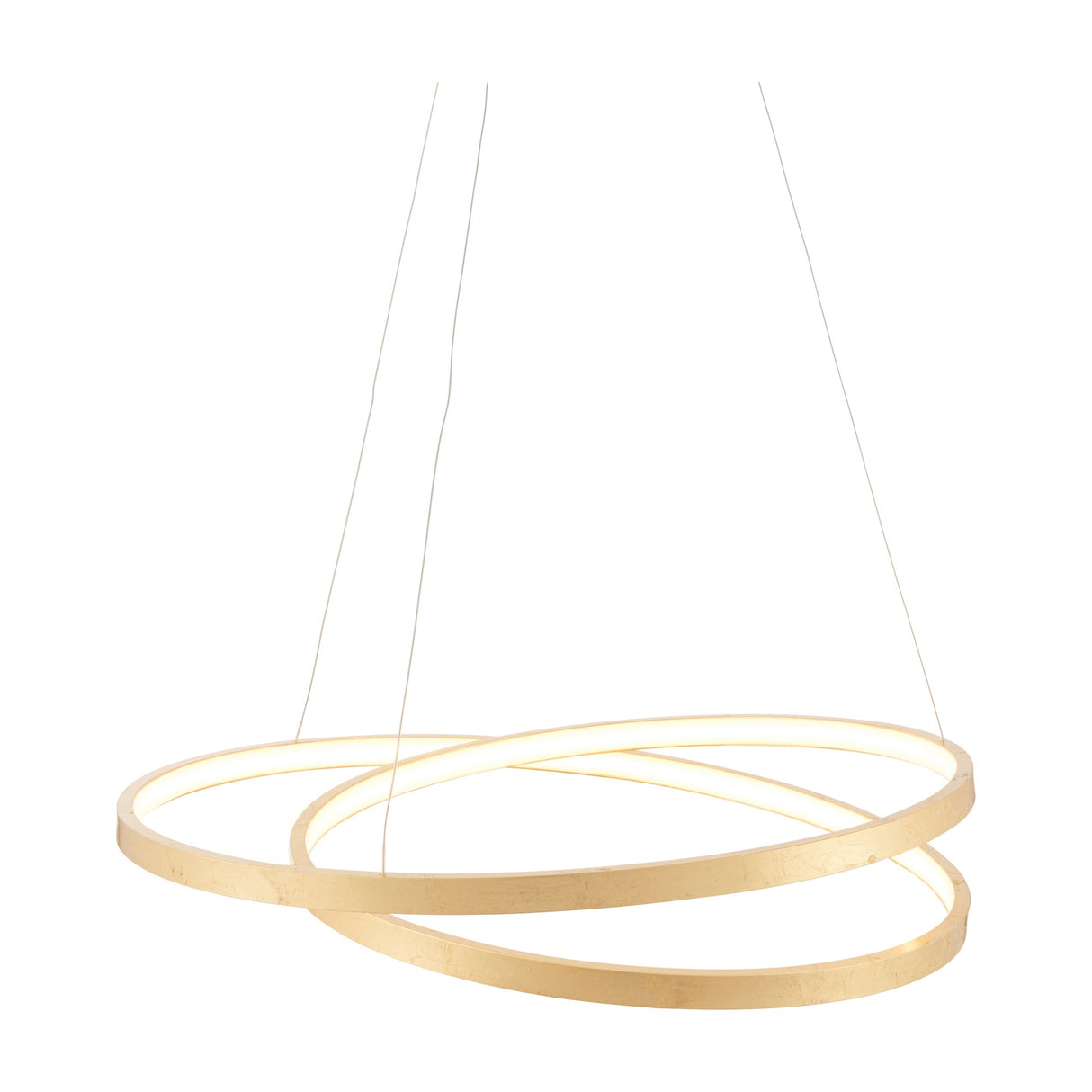 Scribble LED Spiral Pendant Light – Gold
