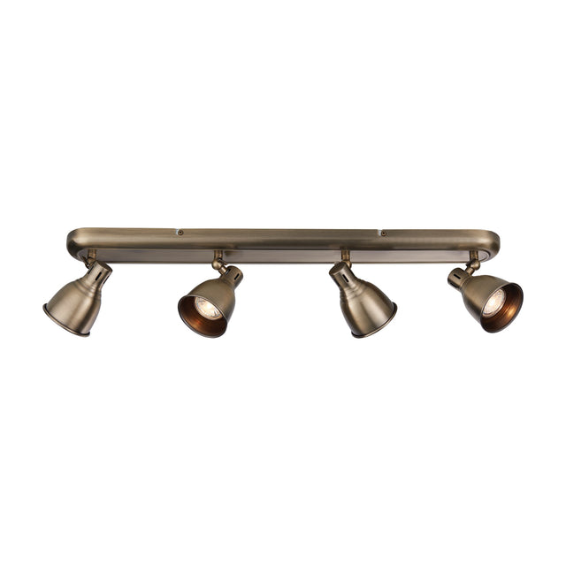 Westbury Spotlight Bar 4 Light – Antique Brass