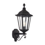 Burford Outdoor Wall Lantern with PIR Sensor – Black