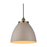 Franklin Dome Pendant Light – Taupe