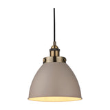 Franklin Dome Pendant Light – Taupe