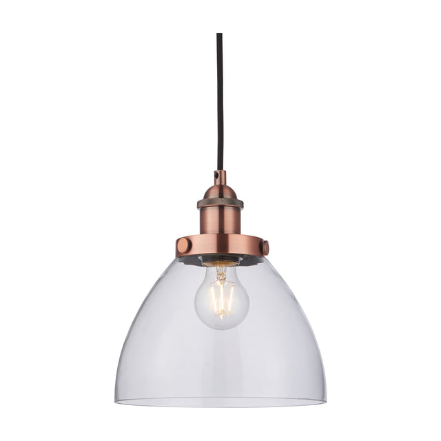 Hansen Glass Dome Pendant Light