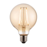E27 LED Filament Globe Bulb 2W – Amber