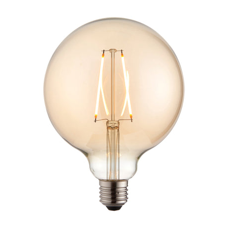 E27 LED Filament Globe Bulb 2W – Amber