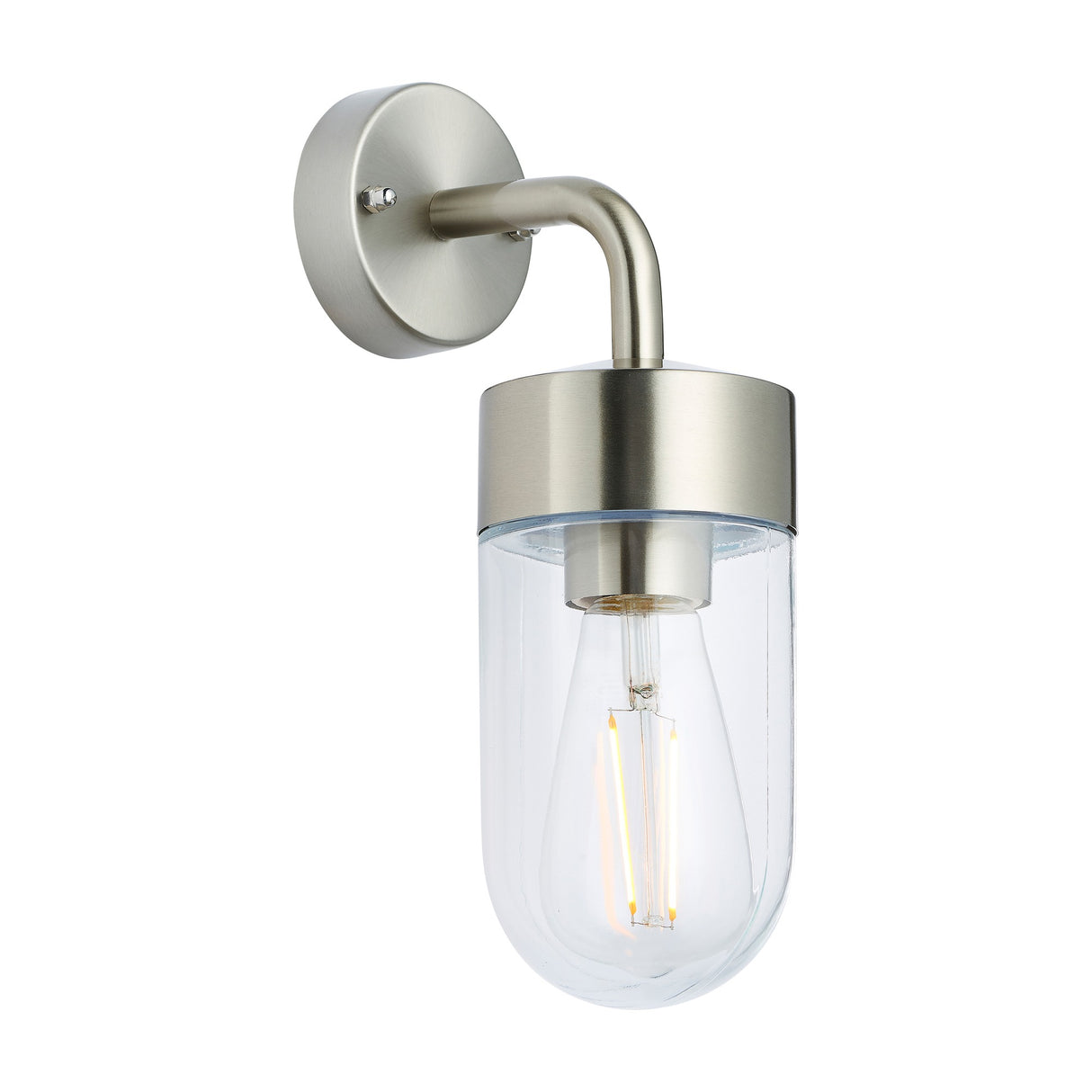 North Wall Light – Brushed Steel