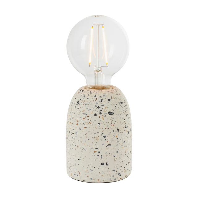 Terrazzo Table Lamp – White