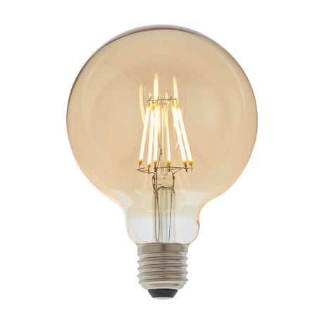 E27 LED Filament Globe Bulb 6W