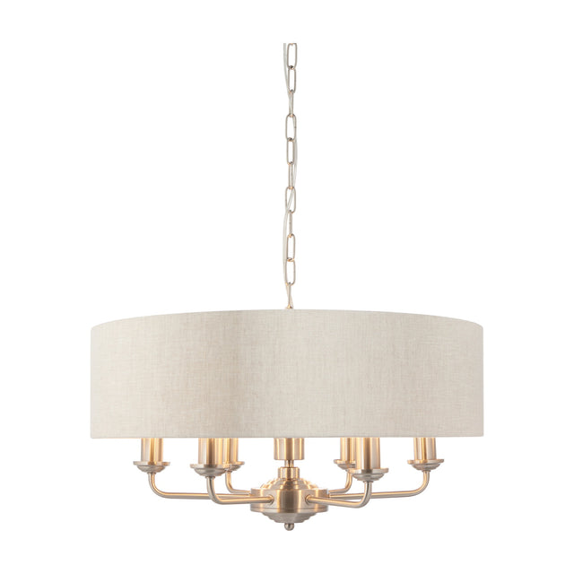 Highclere Pendant Light 6 Light – Natural