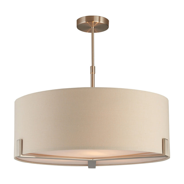 Hayfield Drum Pendant 3 Light – Cream