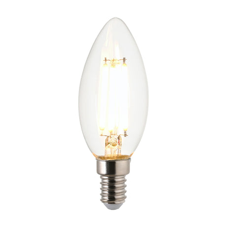 Filament E14 LED Candle Bulb 4W – Clear