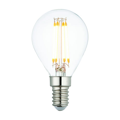 Ultra Efficient E14 LED Filament Golf Bulb – Clear