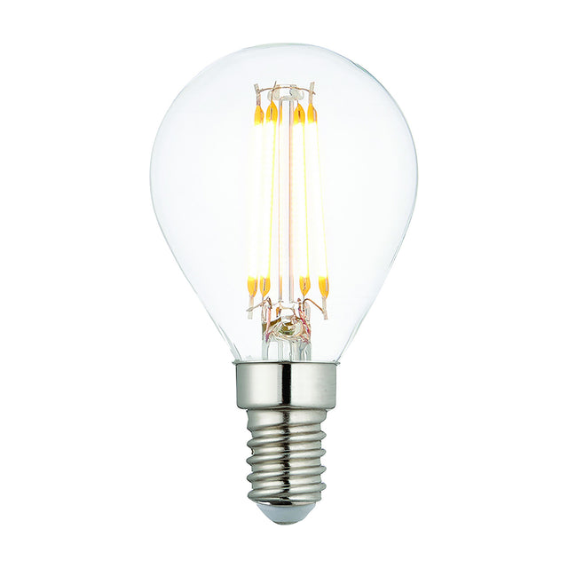 Ultra Efficient E14 LED Filament Golf Bulb – Clear