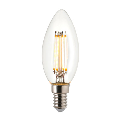 Ultra Efficient E14 LED Filament Candle Bulb – Warm White