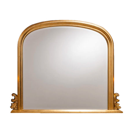 Thornby Overmantle Mirror – Gold