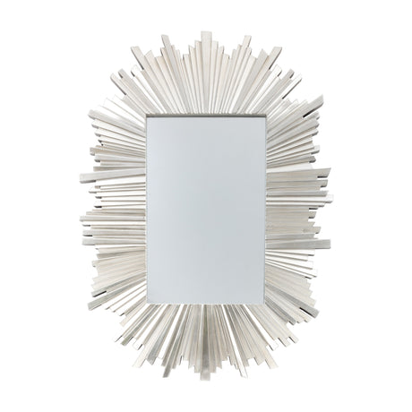 Herzfeld Sunburst Wall Mirror – Silver