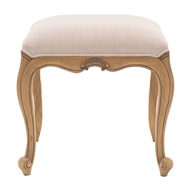 Chic Dressing Stool – Natural