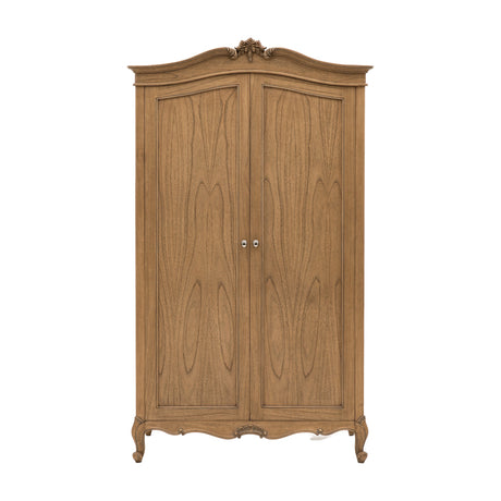 Chic 2 Door Wardrobe – Weathered Oak