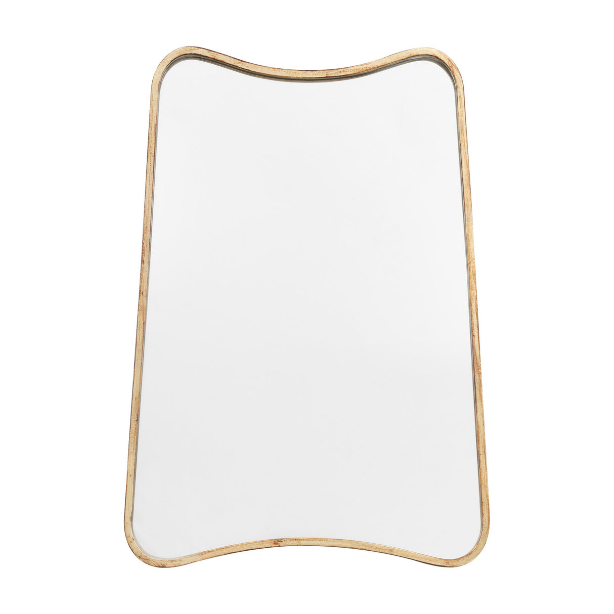 Kurva Shaped Wall Mirror – Gold