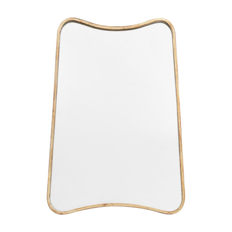 Kurva Shaped Wall Mirror – Gold