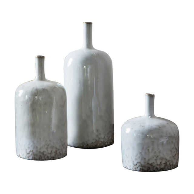 Vormark Ceramic Bottle Vases Set of 3