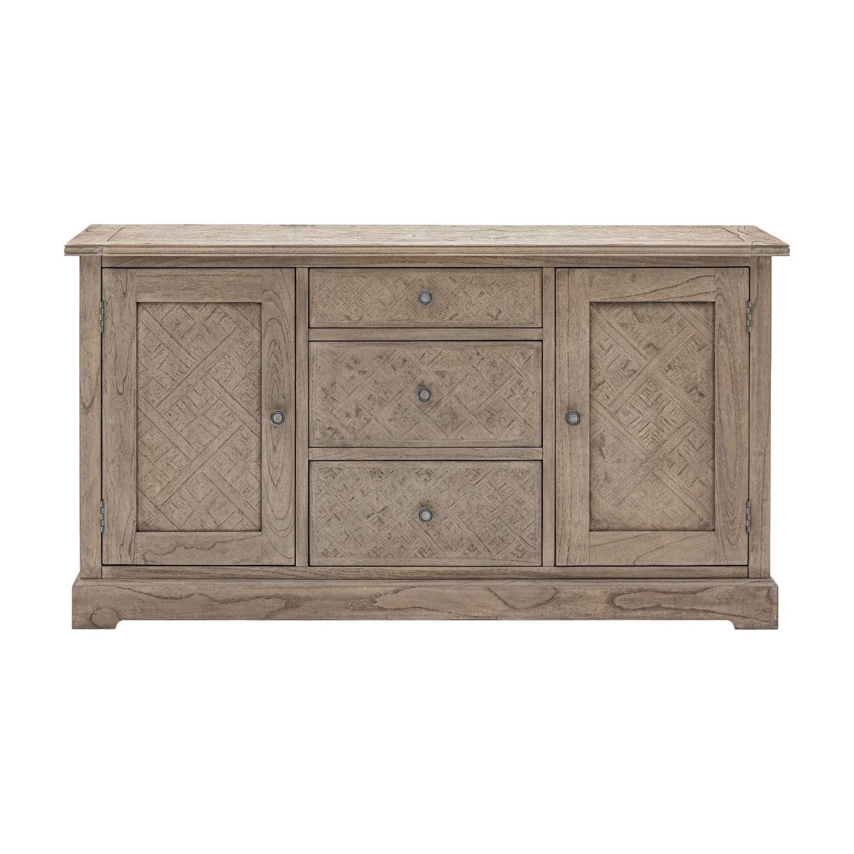 Rustique Sideboard 2 Door 3 Drawer – Natural
