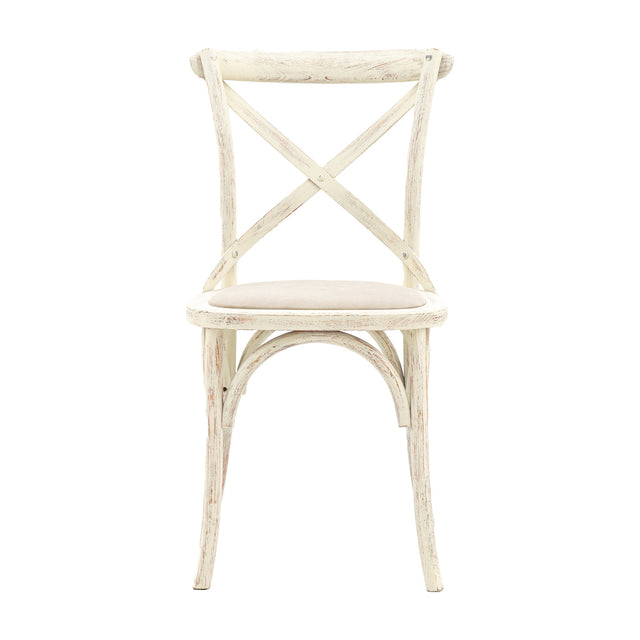 Cafe Cross-Back Dining Chair Set of 2