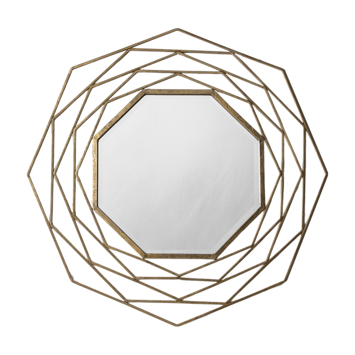 Estella Geometric Wire Mirror
