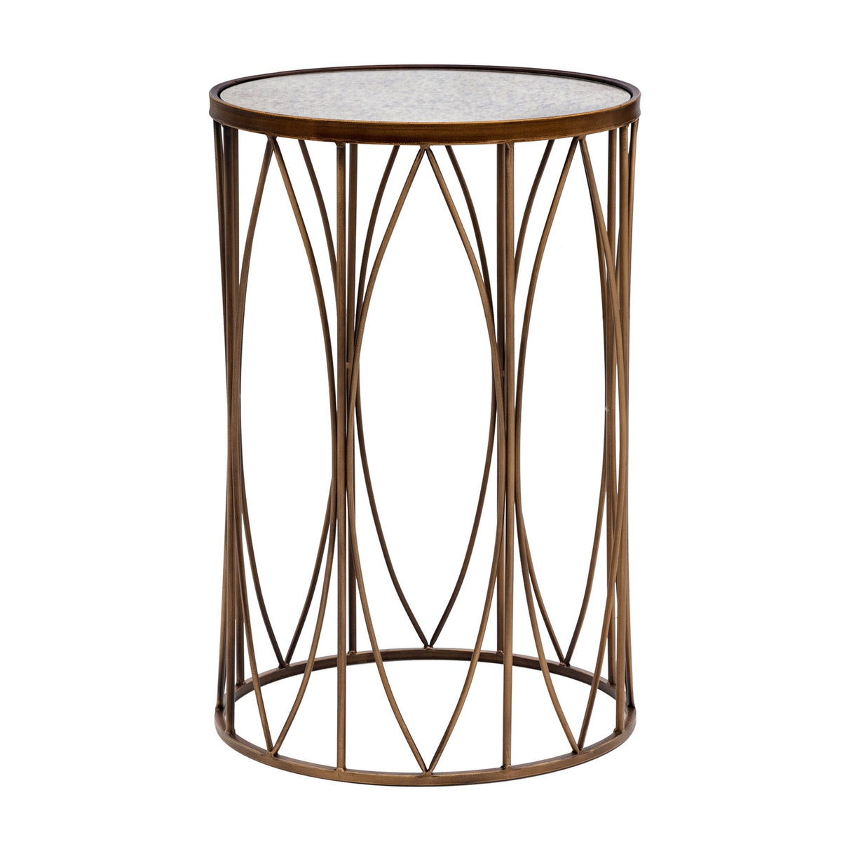 Highgate Side Table – Gold