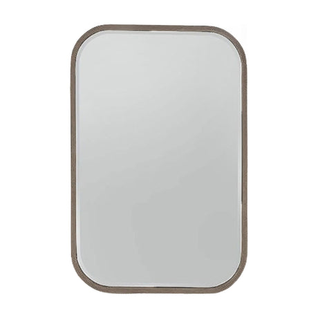 Logan Rectangle Mirror – Champagne