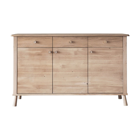 Wycombe 3 Door 3 Drawer Sideboard – Oak