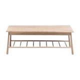 Wycombe Rectangular Coffee Table with Slatted Shelf