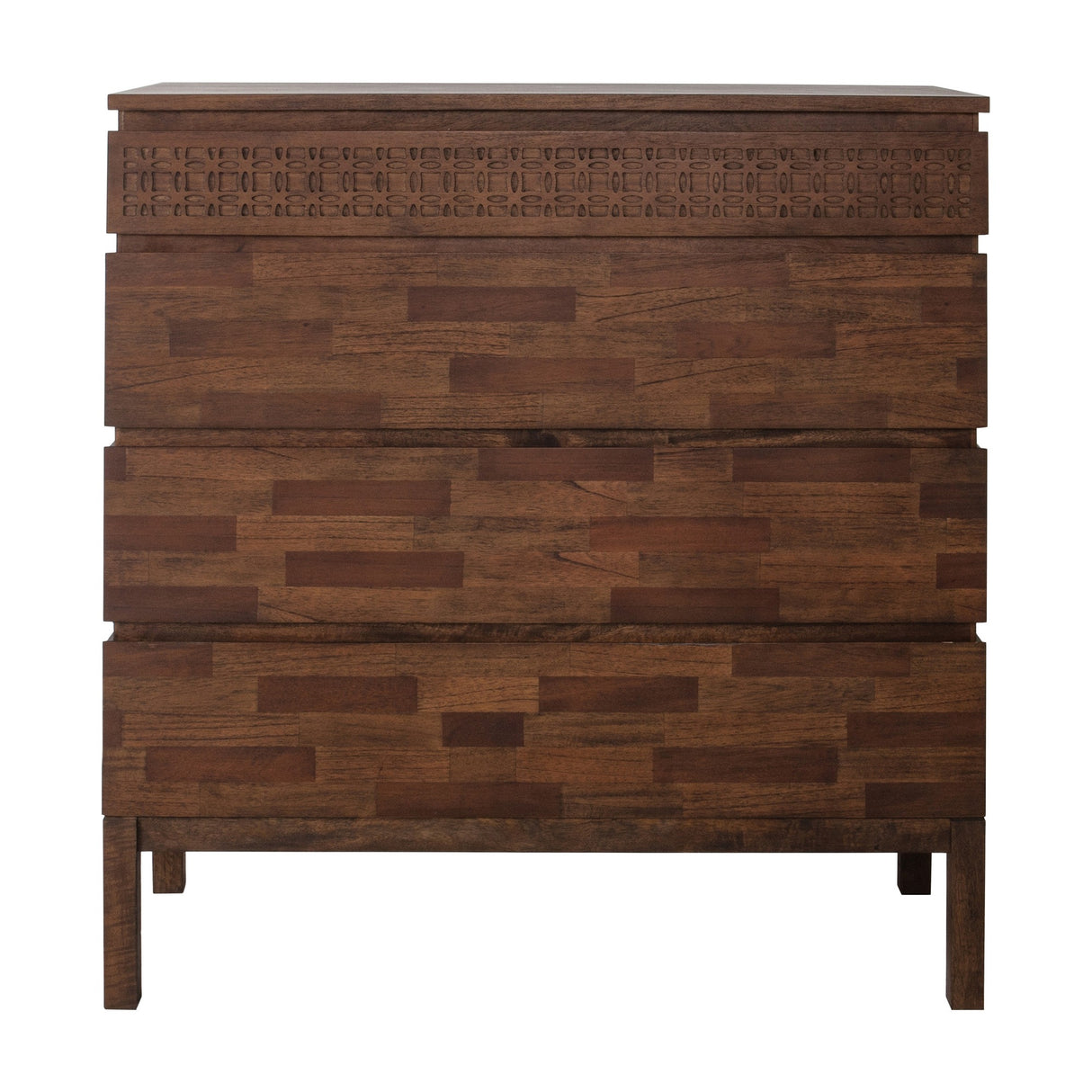 Boho Retreat 4 Drawer Chest – Brown